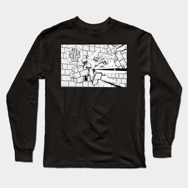 2021! LET'S GO! Long Sleeve T-Shirt by Samax